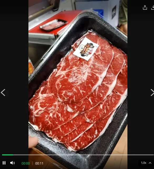 [立體]安格斯熟成板腱燒烤片250克