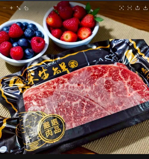 澳洲M9純血和牛牛排500克