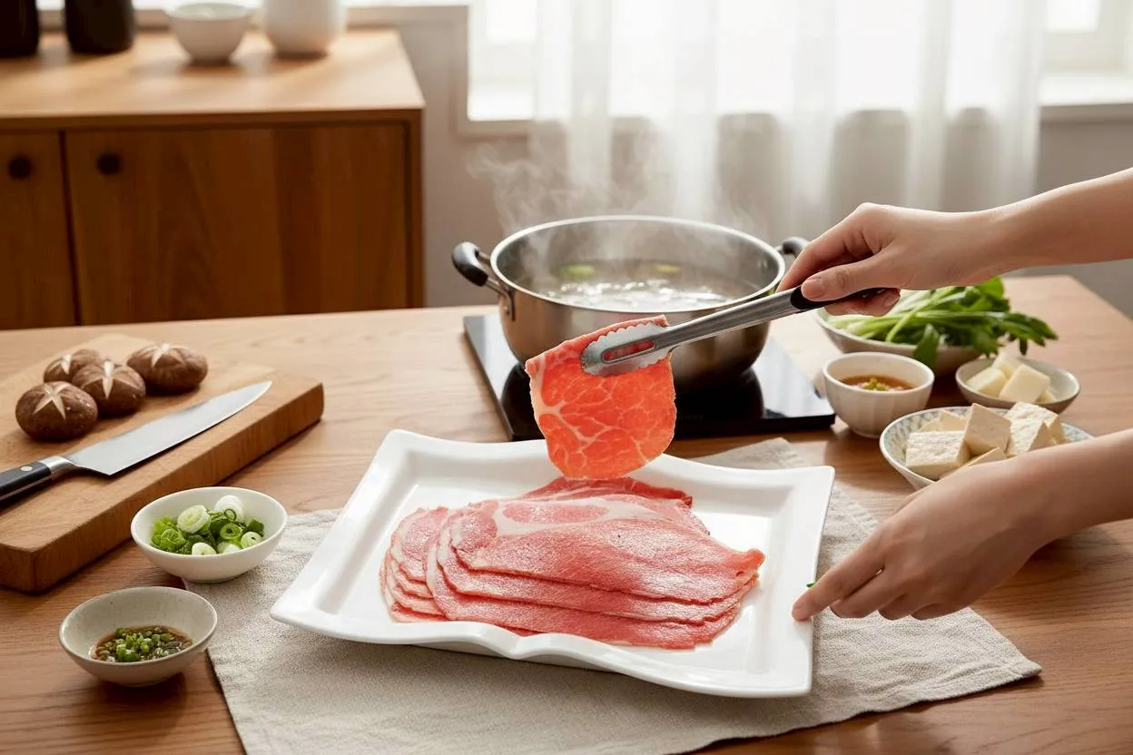 [無盤]丹麥嚴選梅花豬肉片 200克