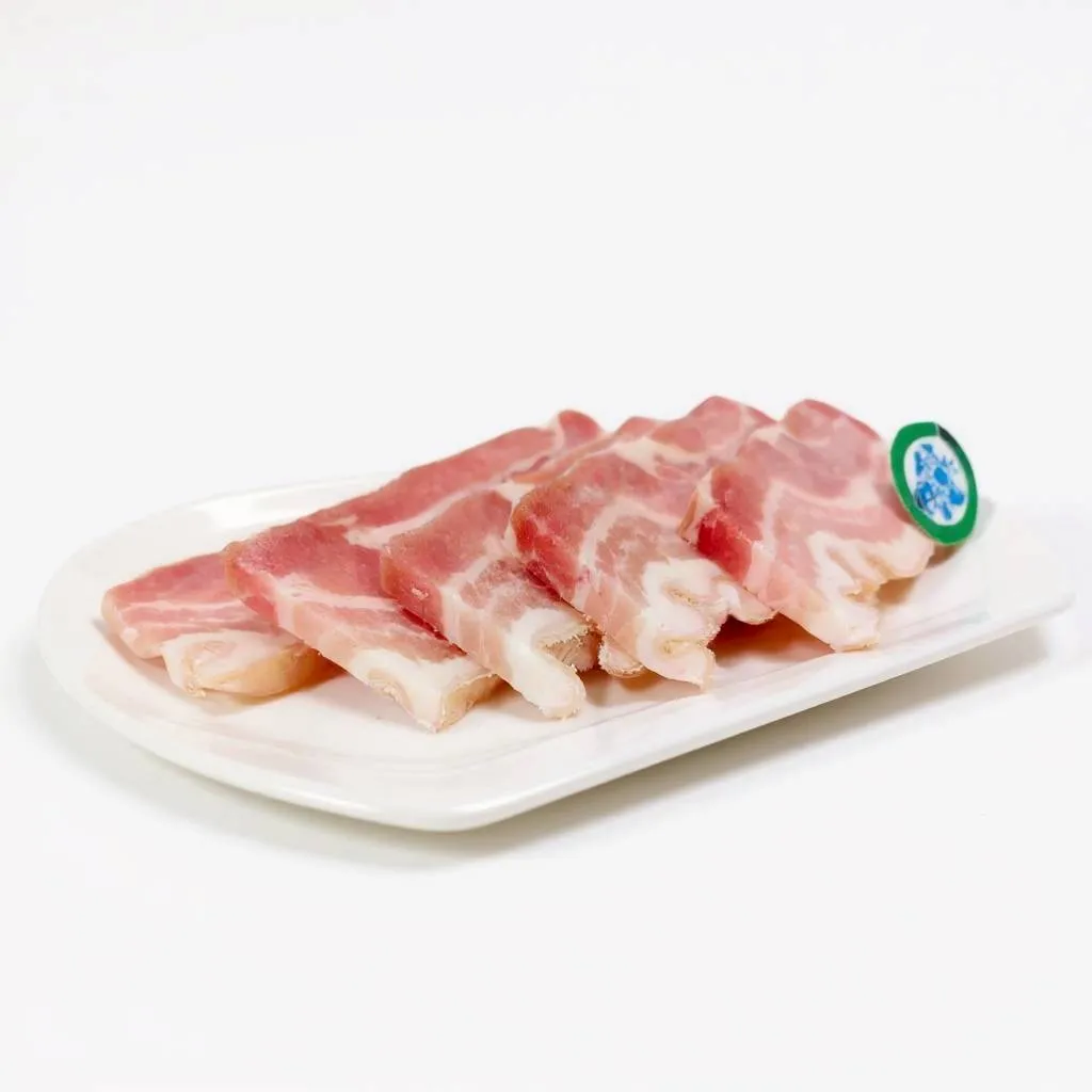 [無盤]香榭帶皮豬五花烤片  250克