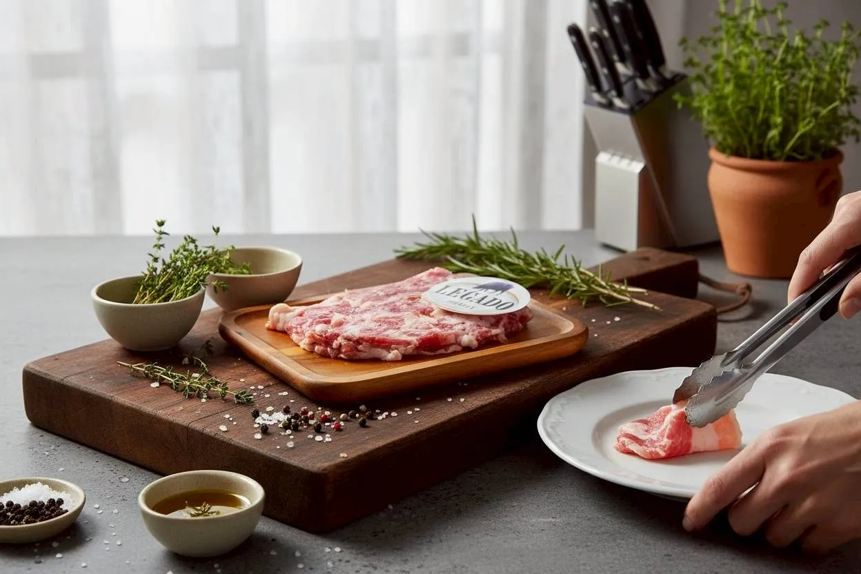 西班牙頂級黑標伊比利老饕肉  300克