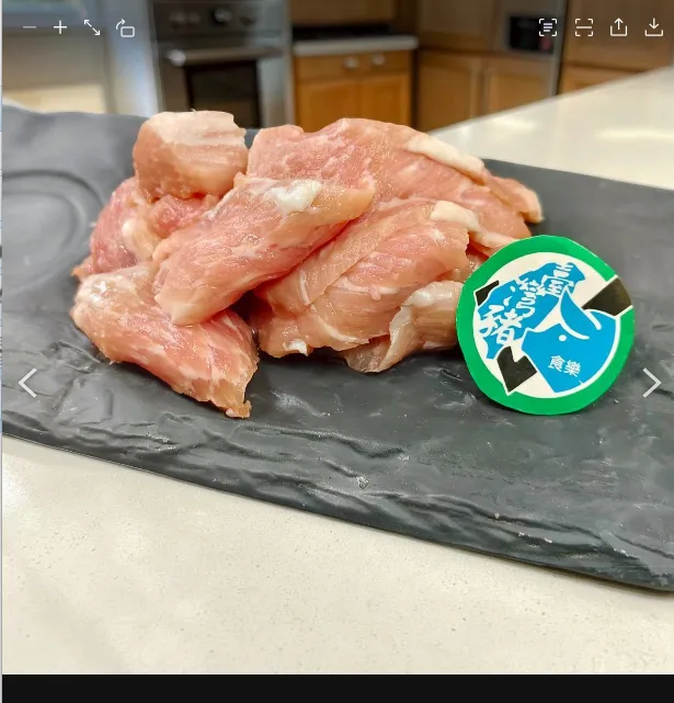 在地雪花豚肉片-袋裝[平價版松坂]150克