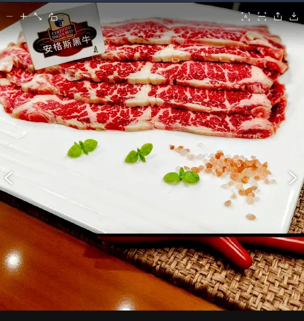 頂級安格斯牛小排燒烤片500克