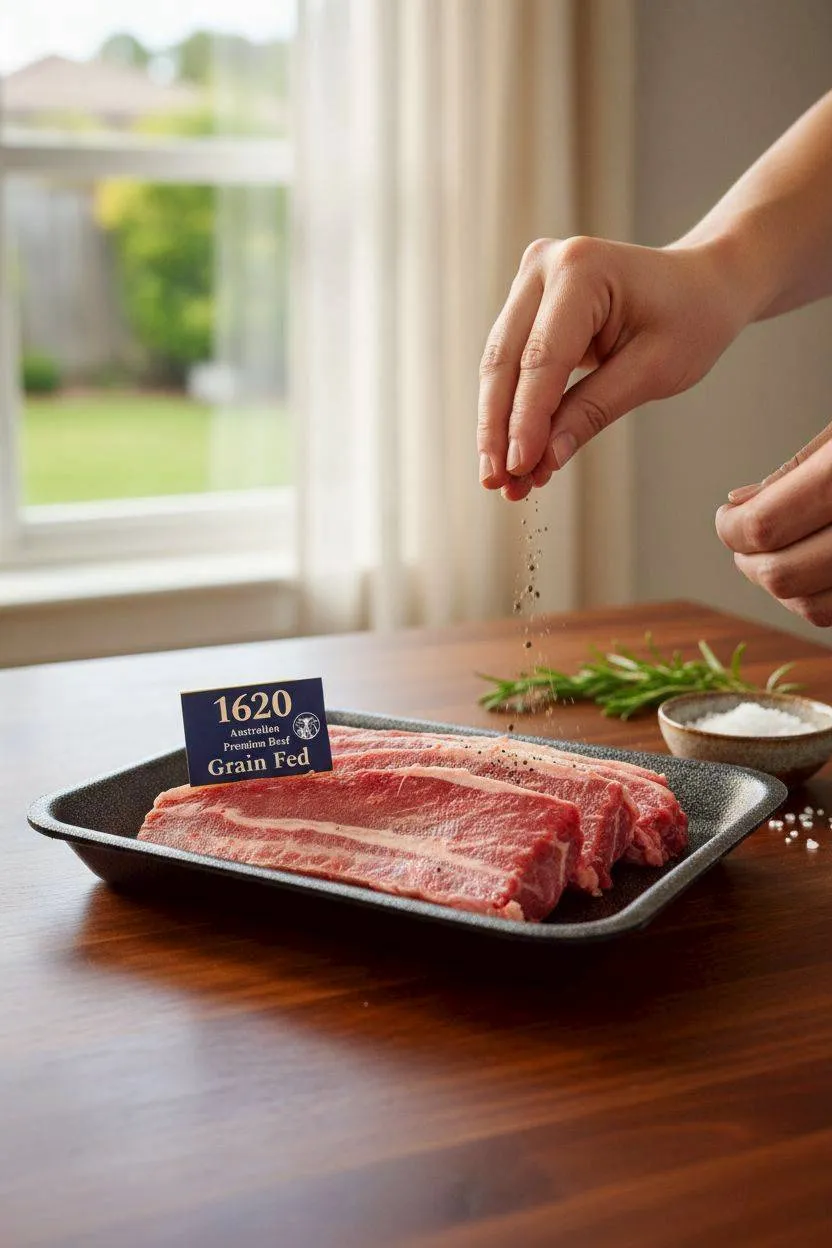 澳洲1620熟成帶骨小戰斧牛 500克