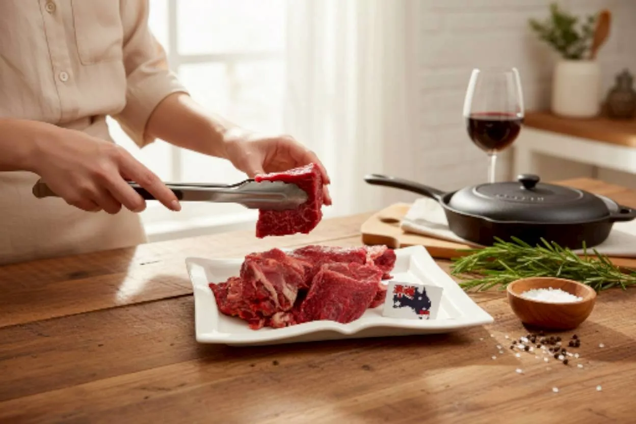 澳洲牛嘴邊肉（牛頰肉）500克