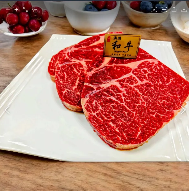 澳洲頂級純血和牛排500克