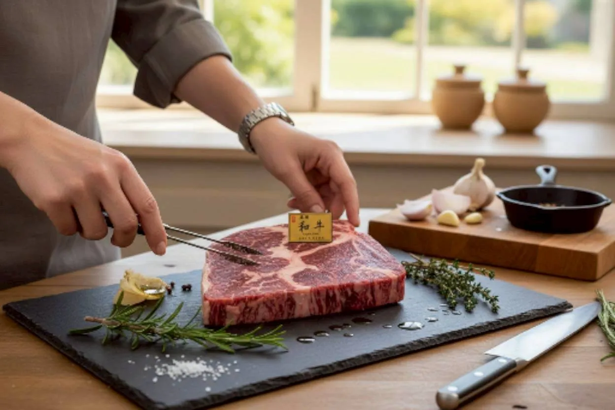 澳洲純血M5和牛梅花沙朗牛排  250克