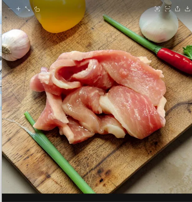 手切西班牙雪花豚柳150克