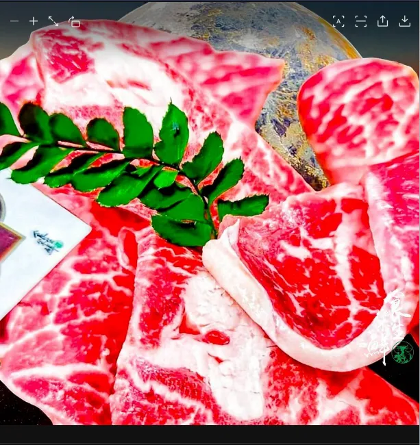 [立體]安格斯熟成頂級板腱燒烤片0.5/200克