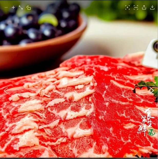 [立體]美國安格斯CH等級牛五花肉片250克