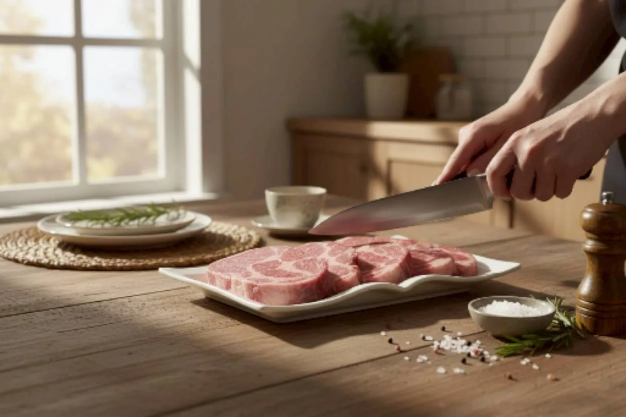 丹麥乳香黃金豬排 600克