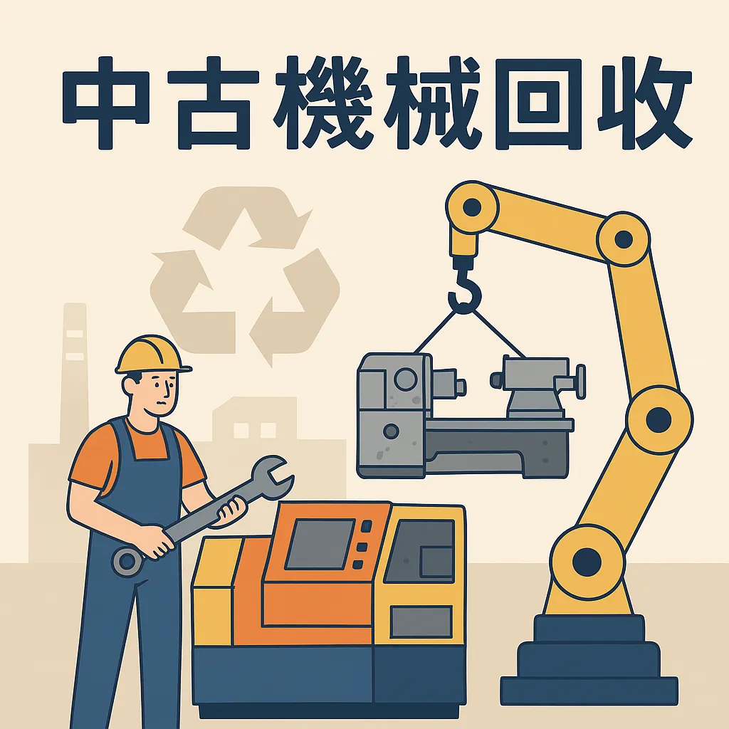 中古機械回收｜設備處理、拆除、搬運的完整說明