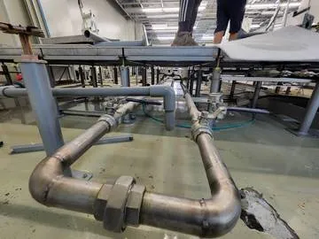 新竹科學園區無塵室拆除工程科技廠現場