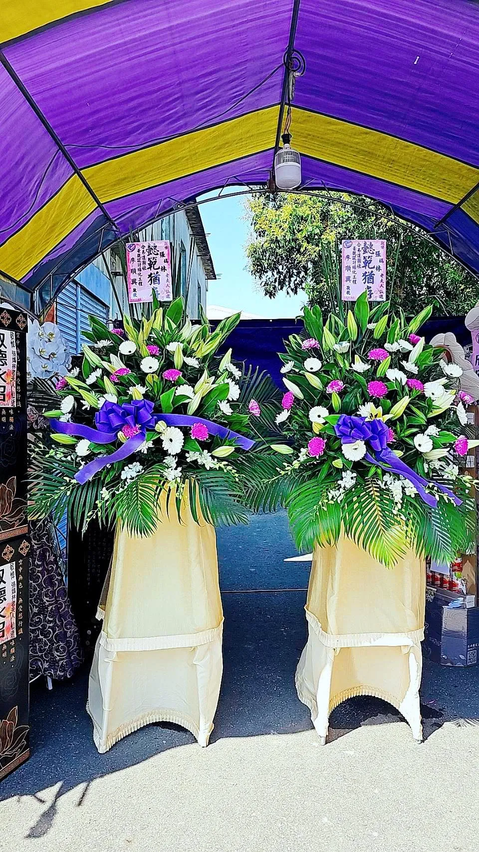 追思羅馬花柱