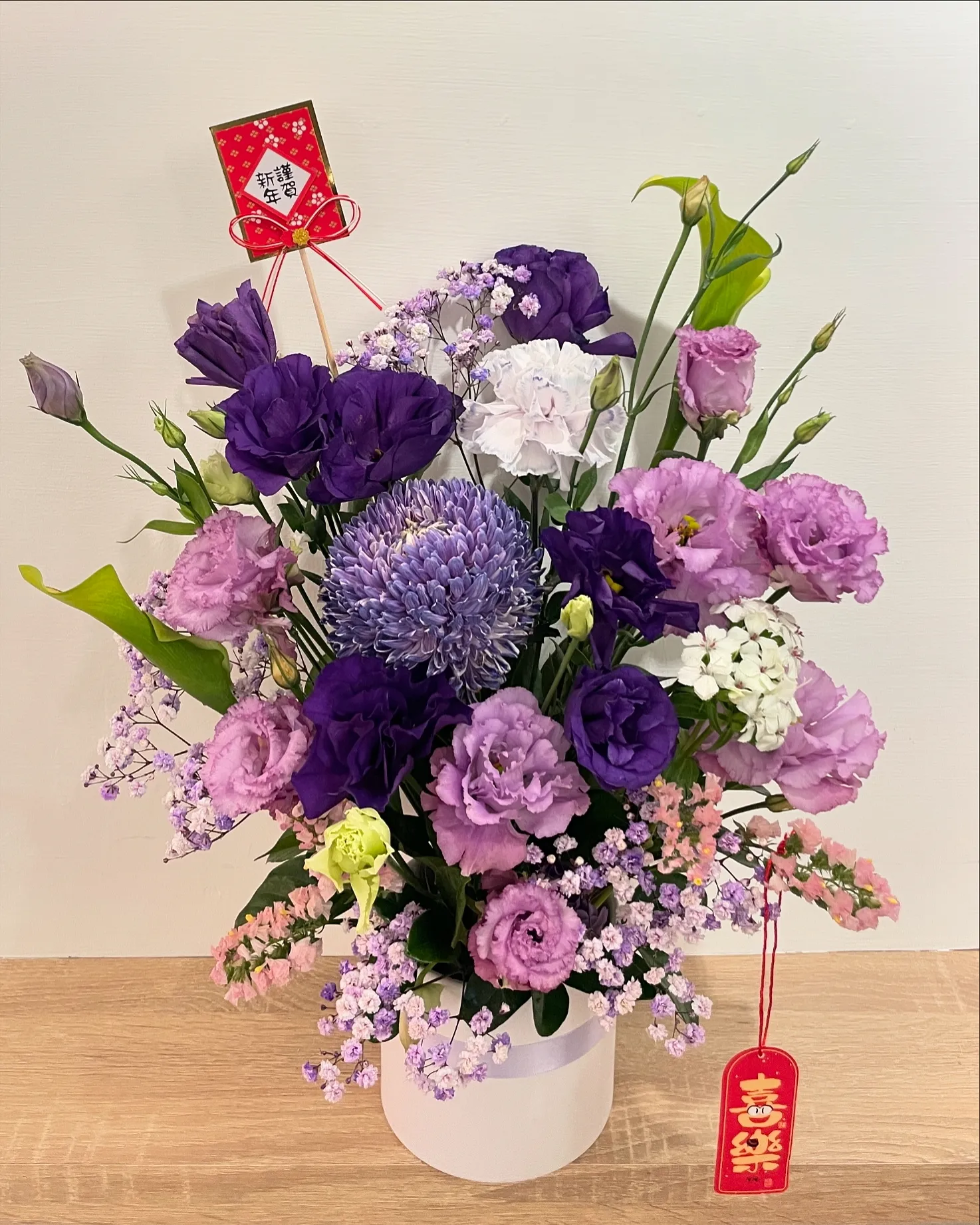 紫粉夢幻 鮮花盆花 FND2019