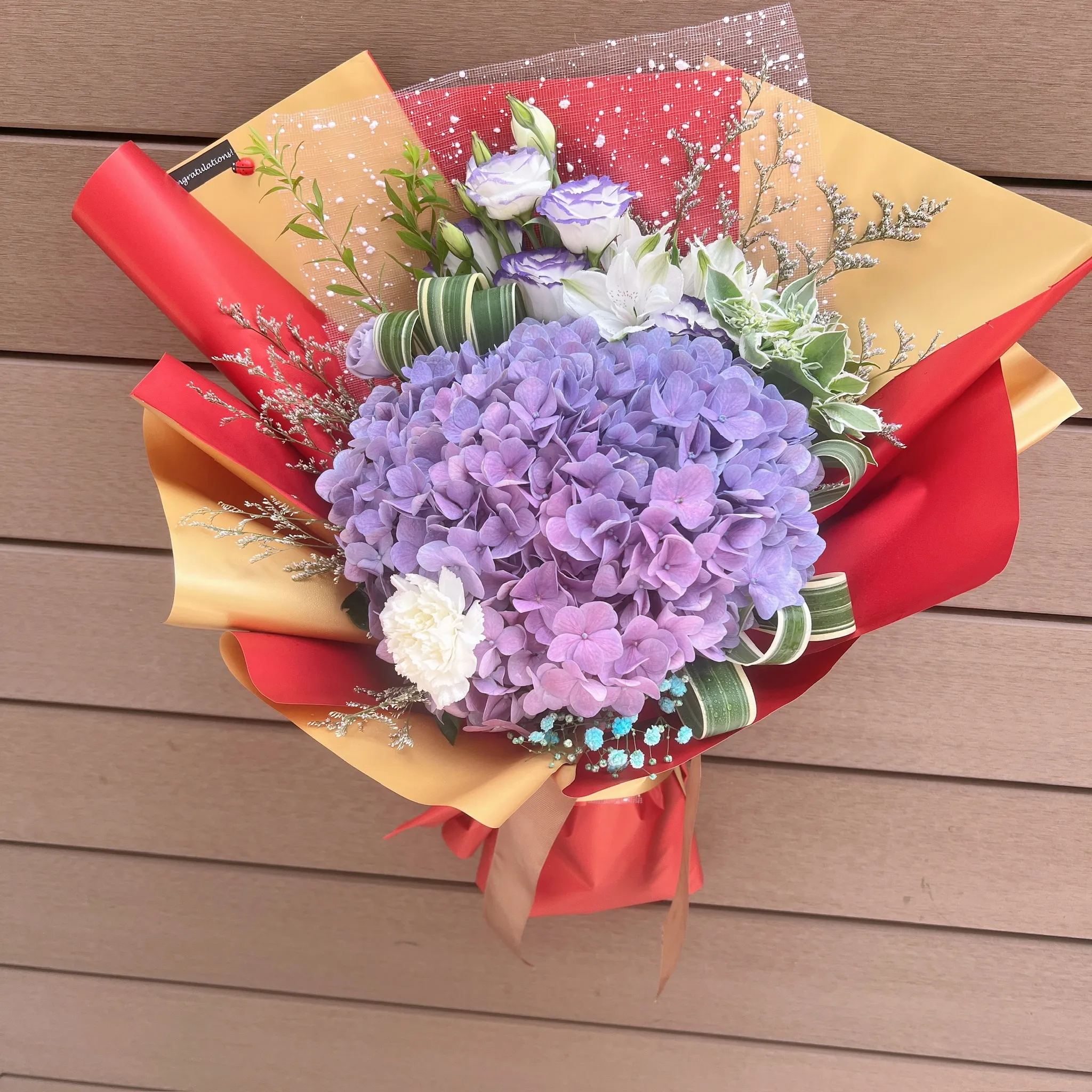 紫璛球鮮花花束 FND2096