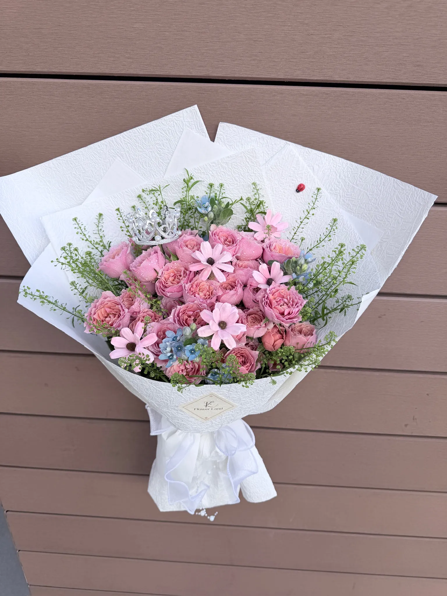 粉玫瑰鮮花花束 FND2089