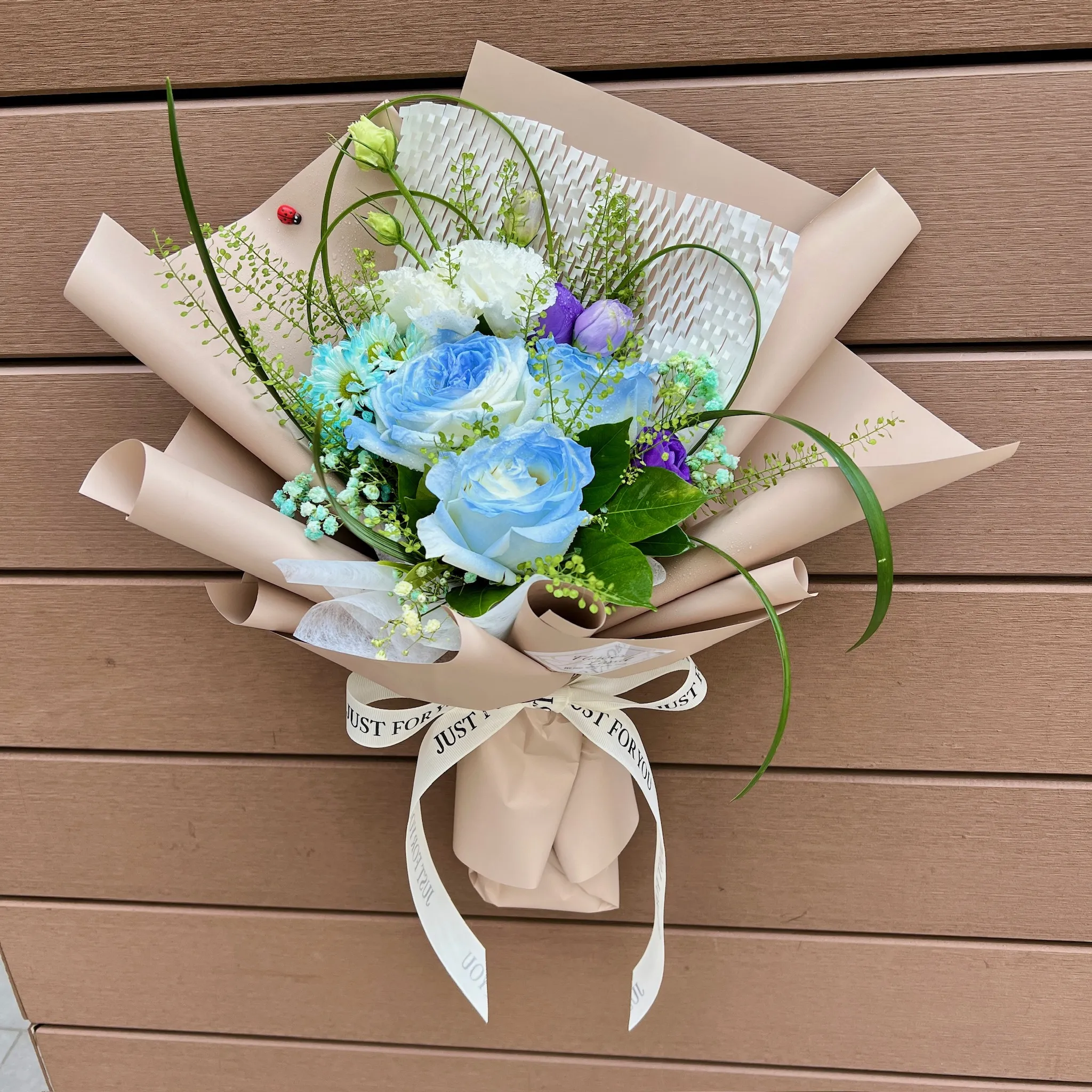 藍玫瑰鮮花花束 FND2047