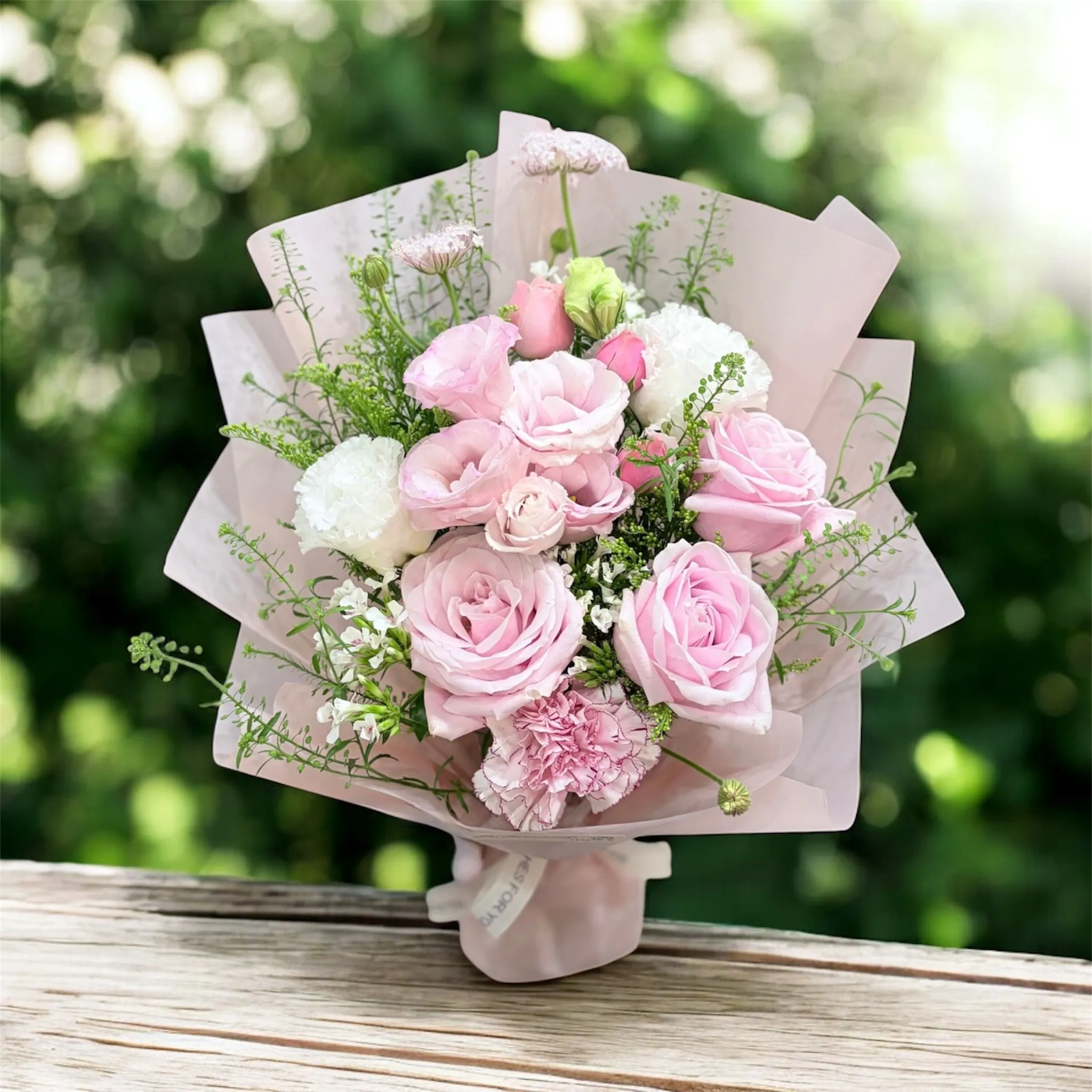 粉玫瑰鮮花花束 FND2026