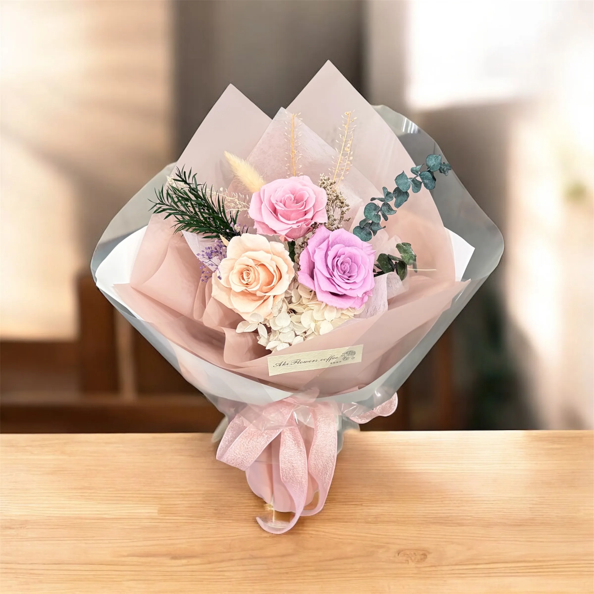 永生玫瑰花束 FND2103