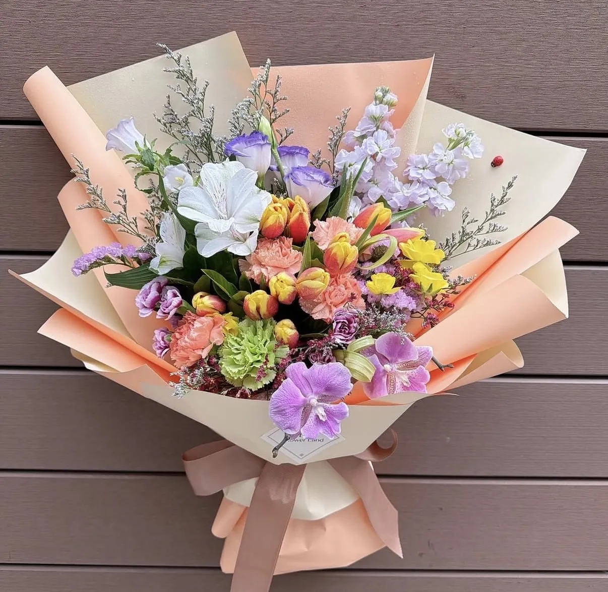 鬱金香康乃馨鮮花花束 FND2109
