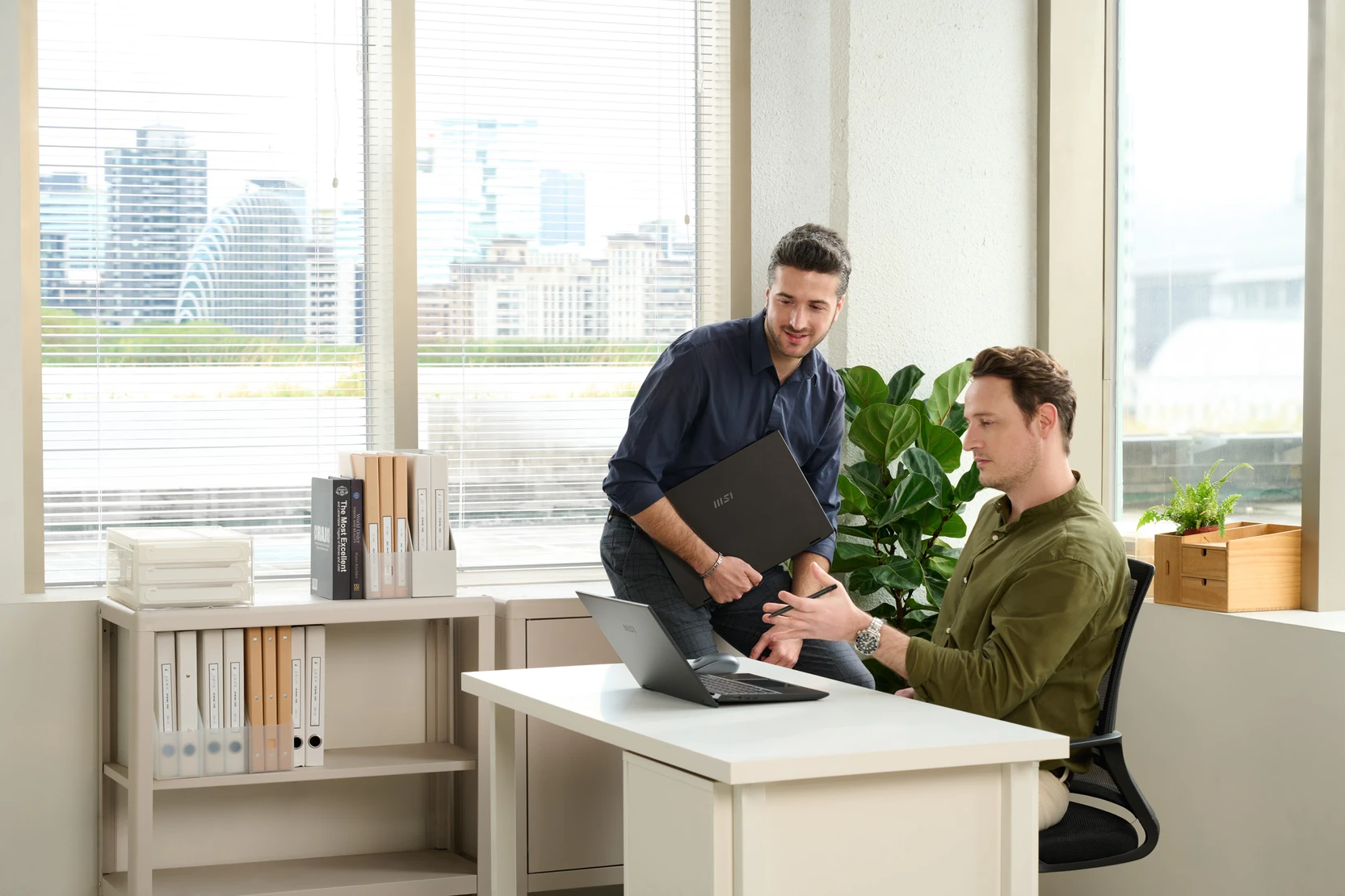 MSI商務系列筆電情境