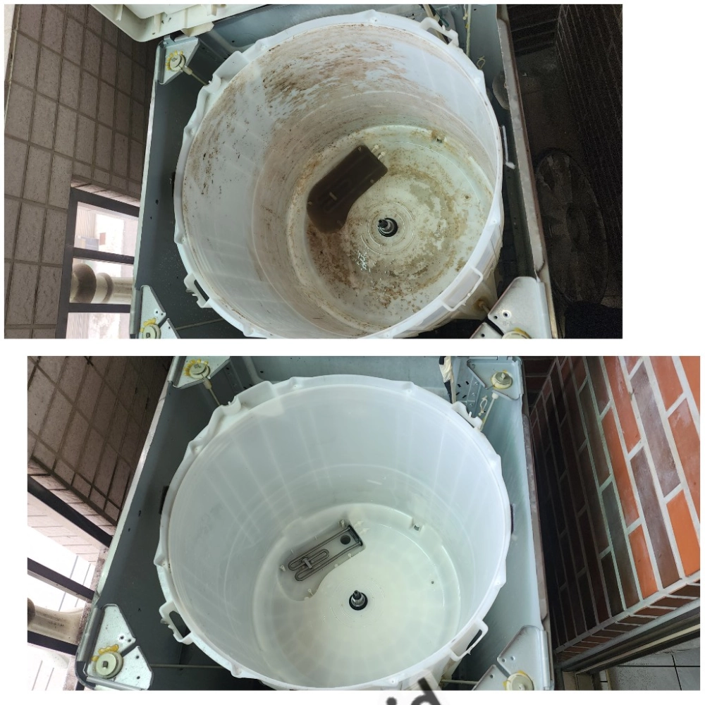 清潔前後對照圖，讓您看得見