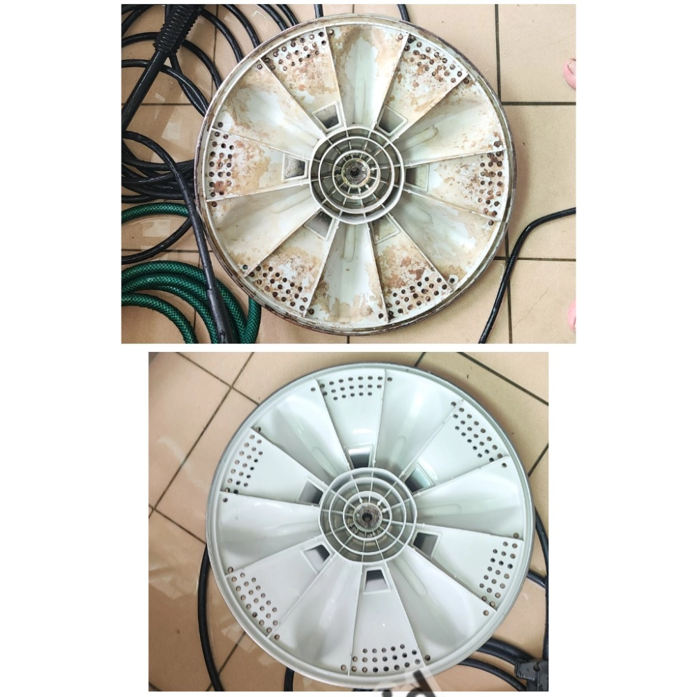 清潔前後對照圖，讓您看得見