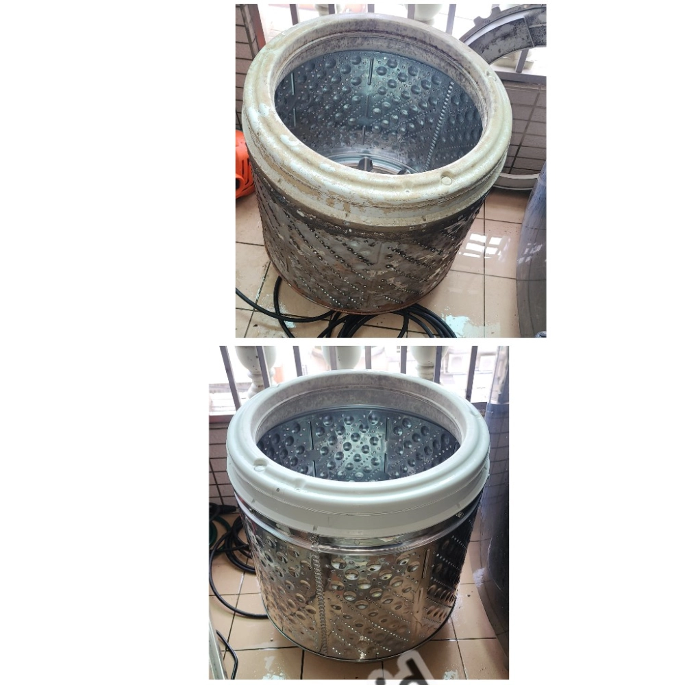 清潔前後對照圖，讓您看得見