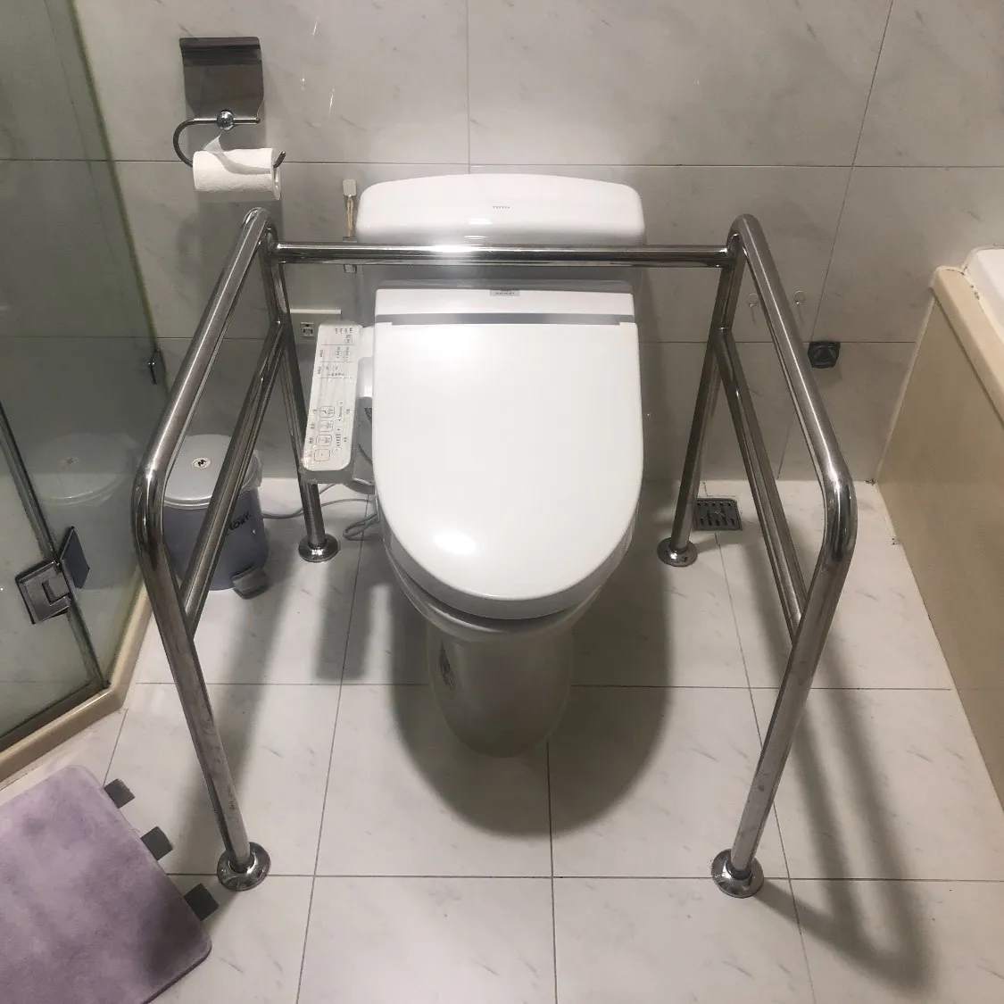 不銹鋼馬桶起身扶手