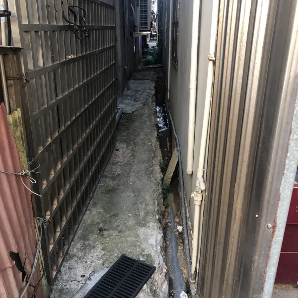 防火巷開挖水溝