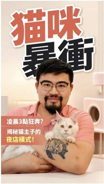 貓咪為什麼半夜暴衝？！