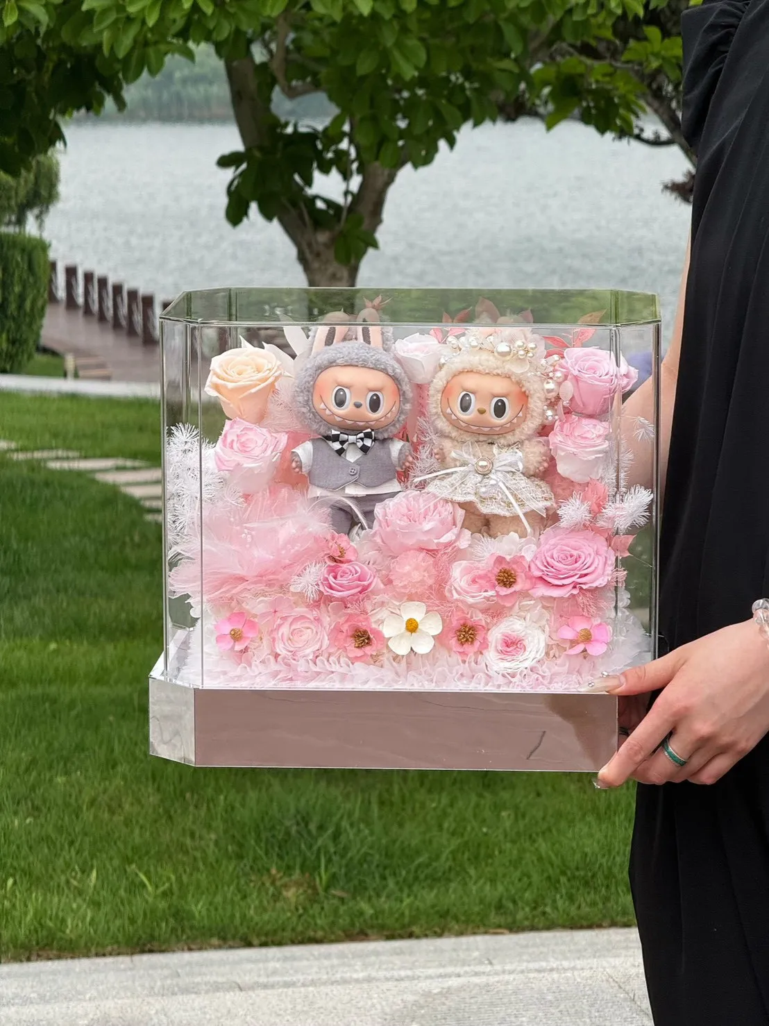 labubu甜蜜花園 花盒款