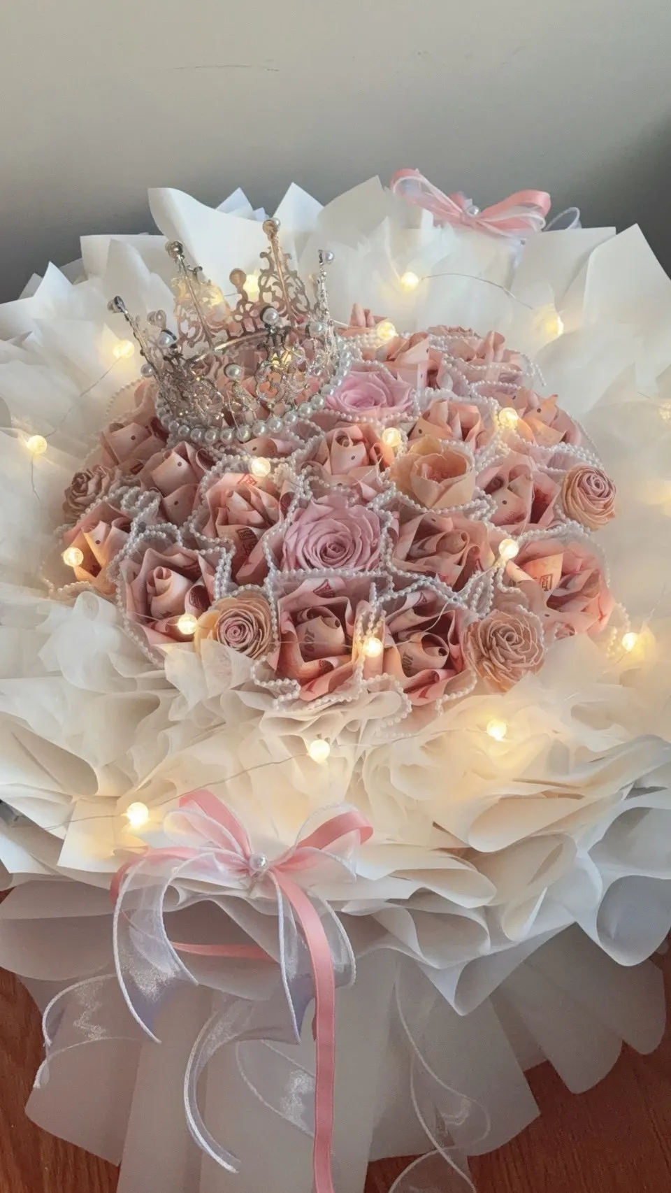 60張玫瑰款-鈔票花束