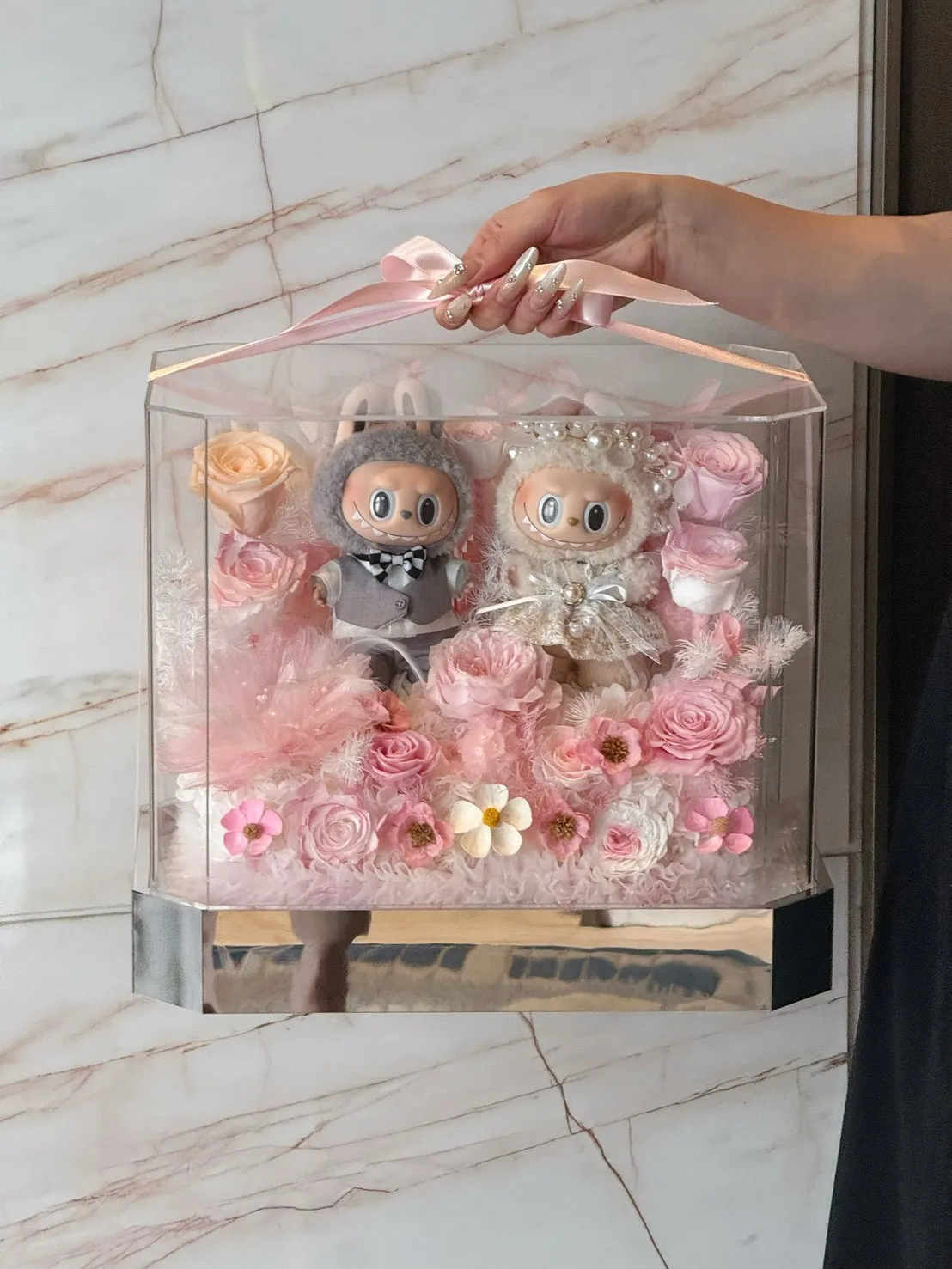 labubu甜蜜花園 花盒款