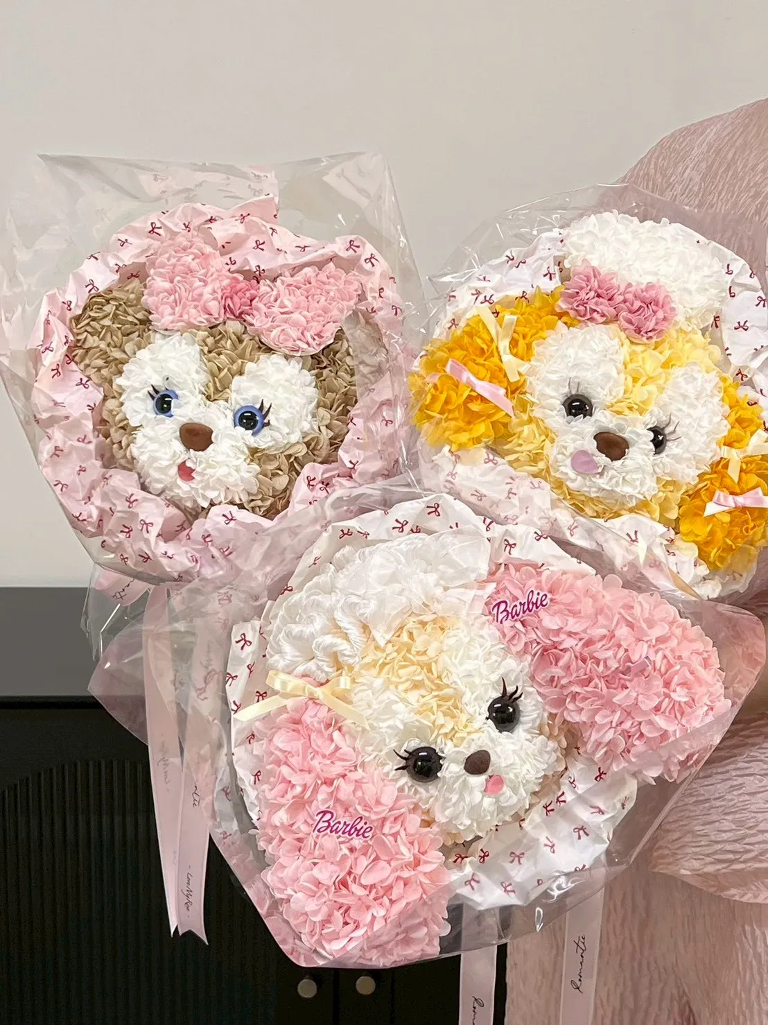 Barbie芭比餅玩偶花束