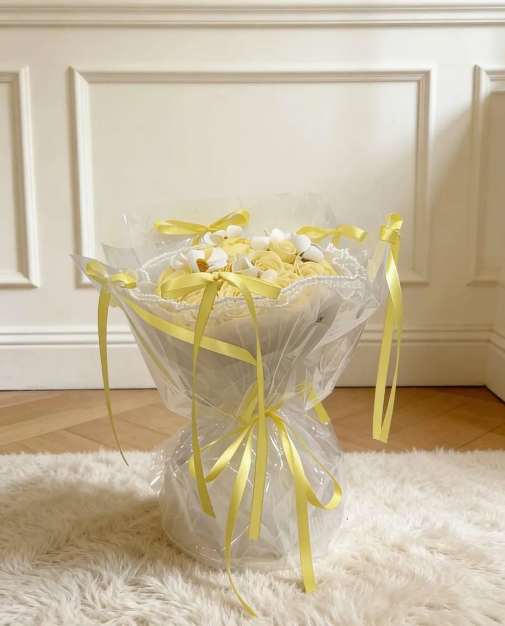 檸檬奶霜香氛花束