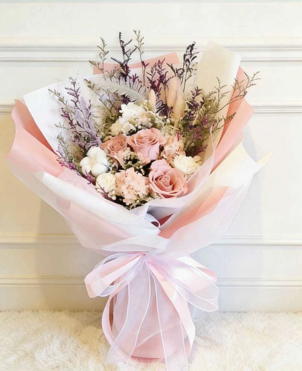  柔光花詩永生花