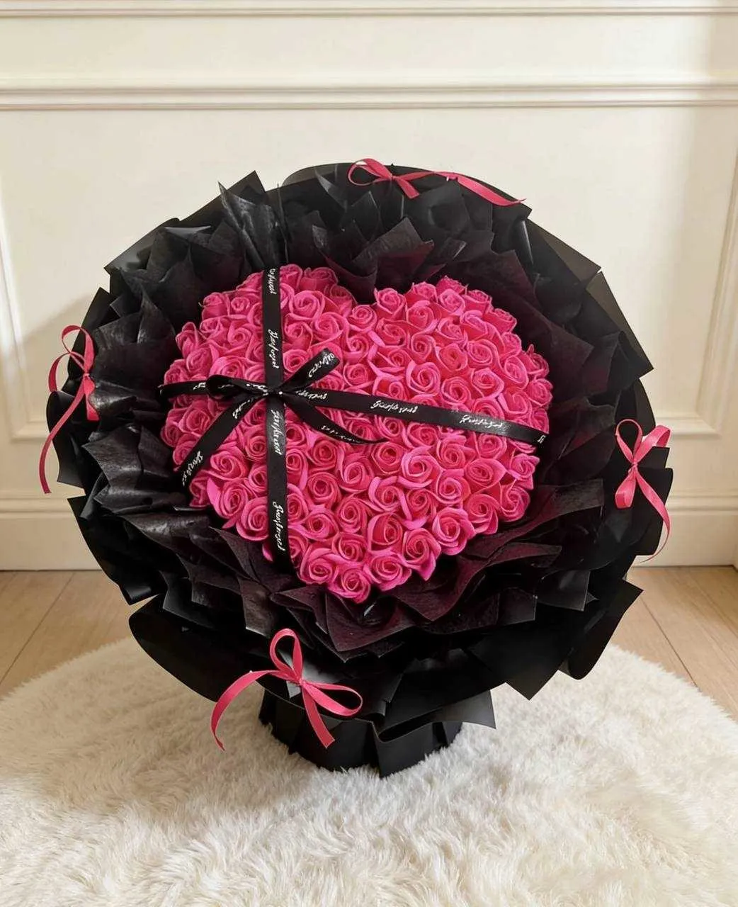 心型香氛永生花束