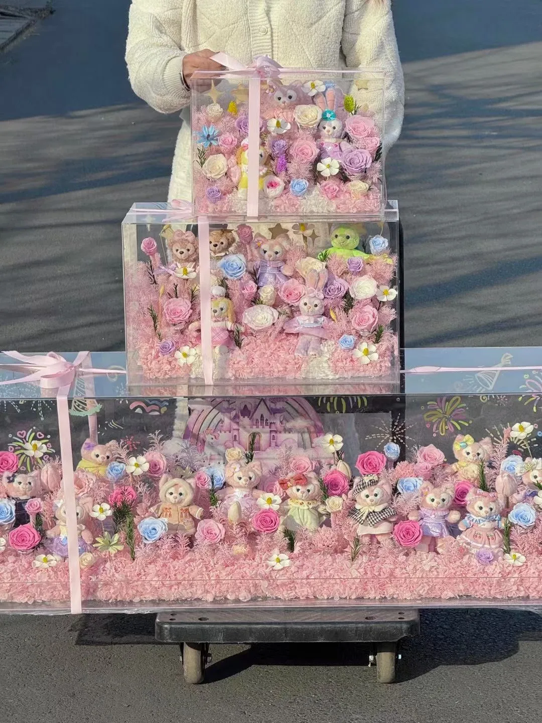 Disney 迪士尼玩偶花盒