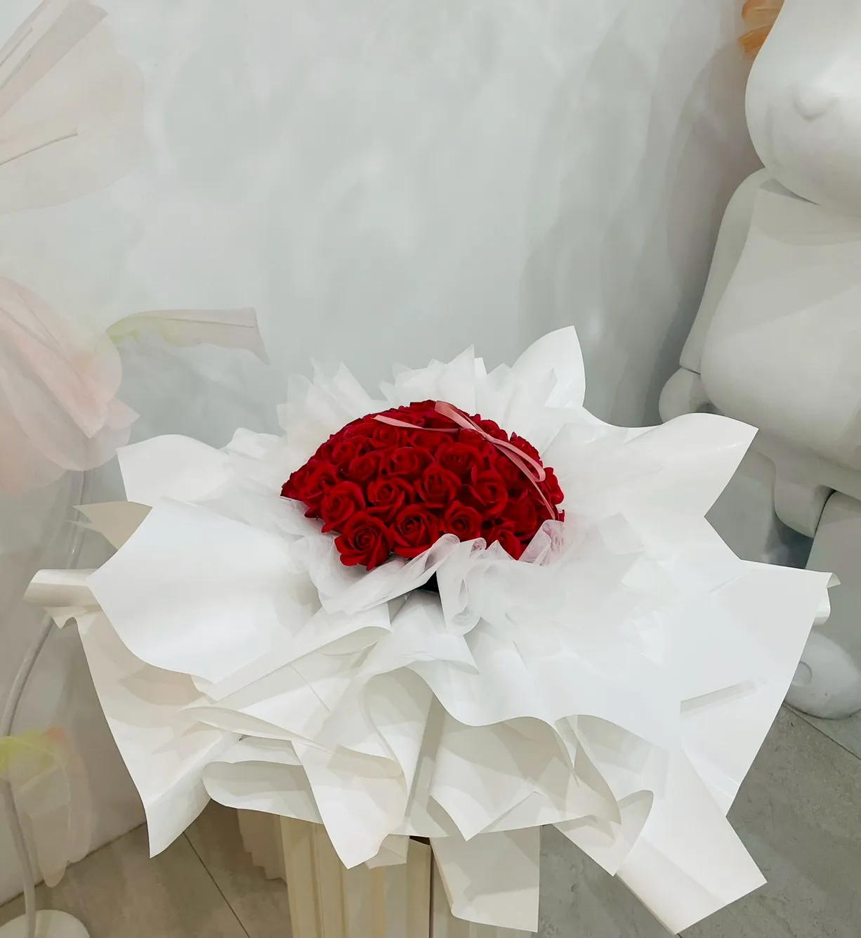 36朵三層永生香氛花花束