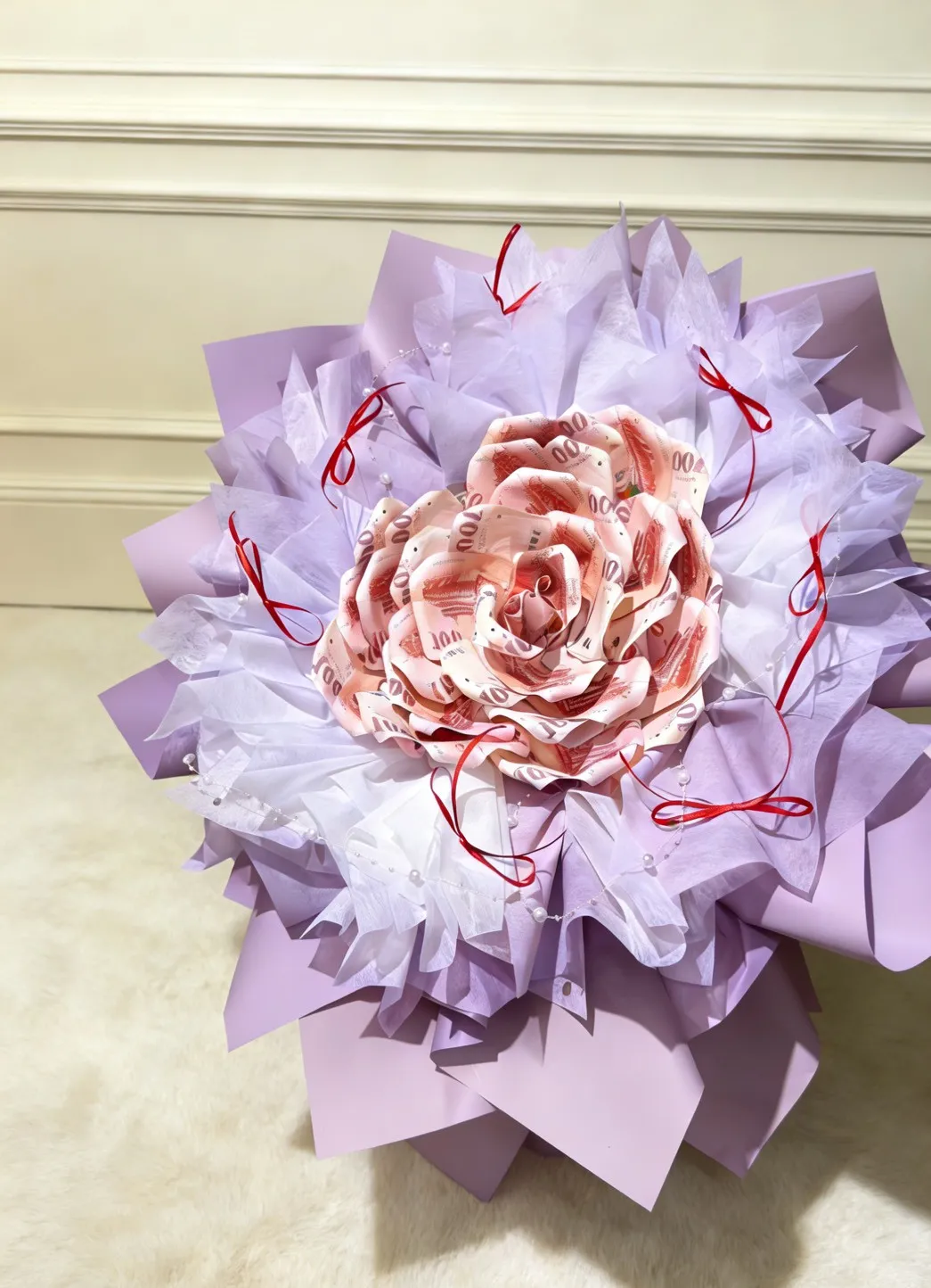 20張山茶花款-鈔票花束