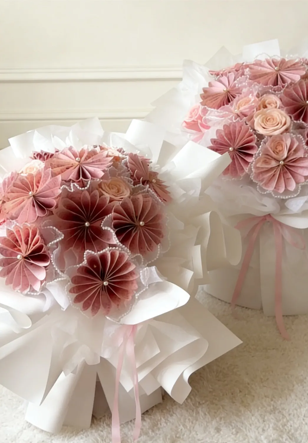 玫瑰尖瓣款-鈔票花