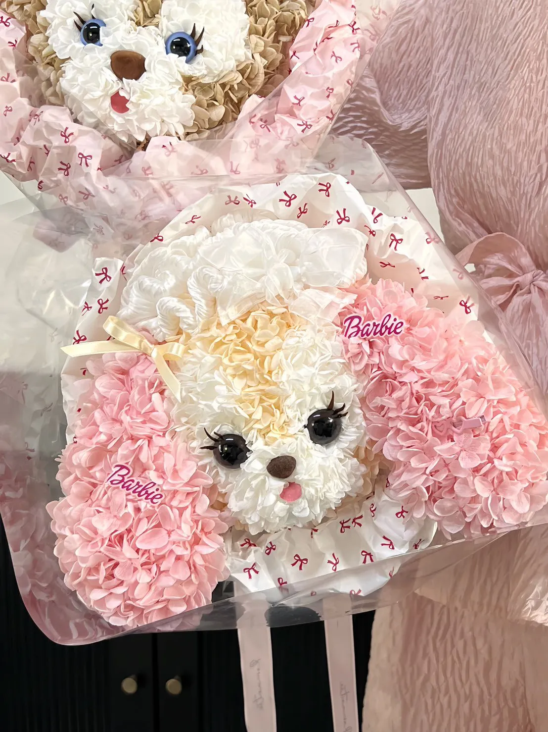 Barbie芭比餅玩偶花束