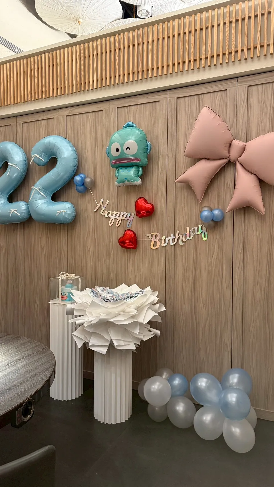 場地佈置（生日客製化）依客人預算做佈置！