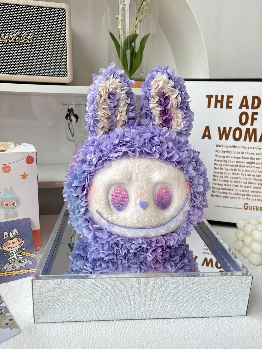 labubu拉布布永生花