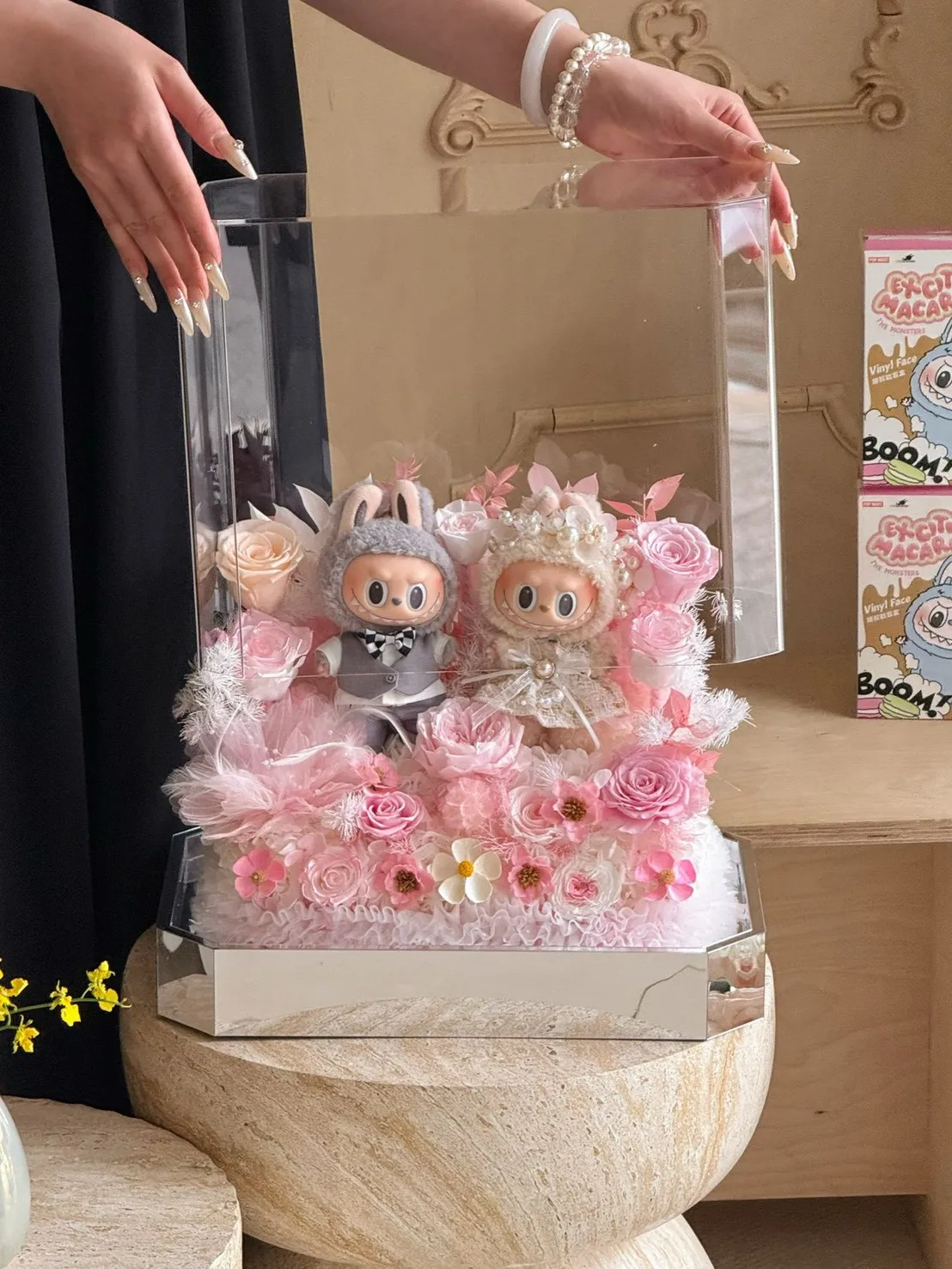 labubu甜蜜花園 花盒款