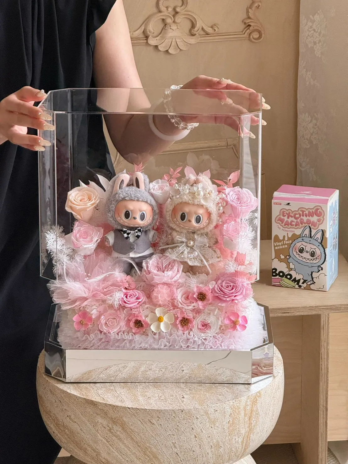 labubu甜蜜花園 花盒款