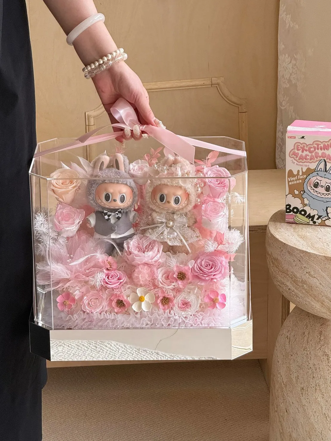 labubu甜蜜花園 花盒款