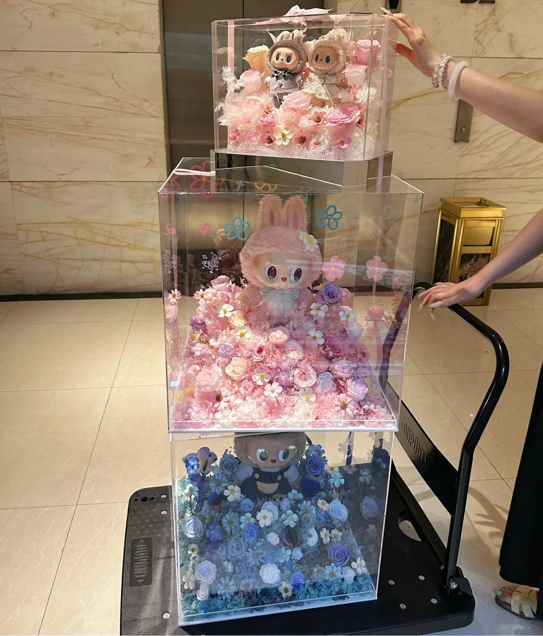 labubu甜蜜花園 花盒款